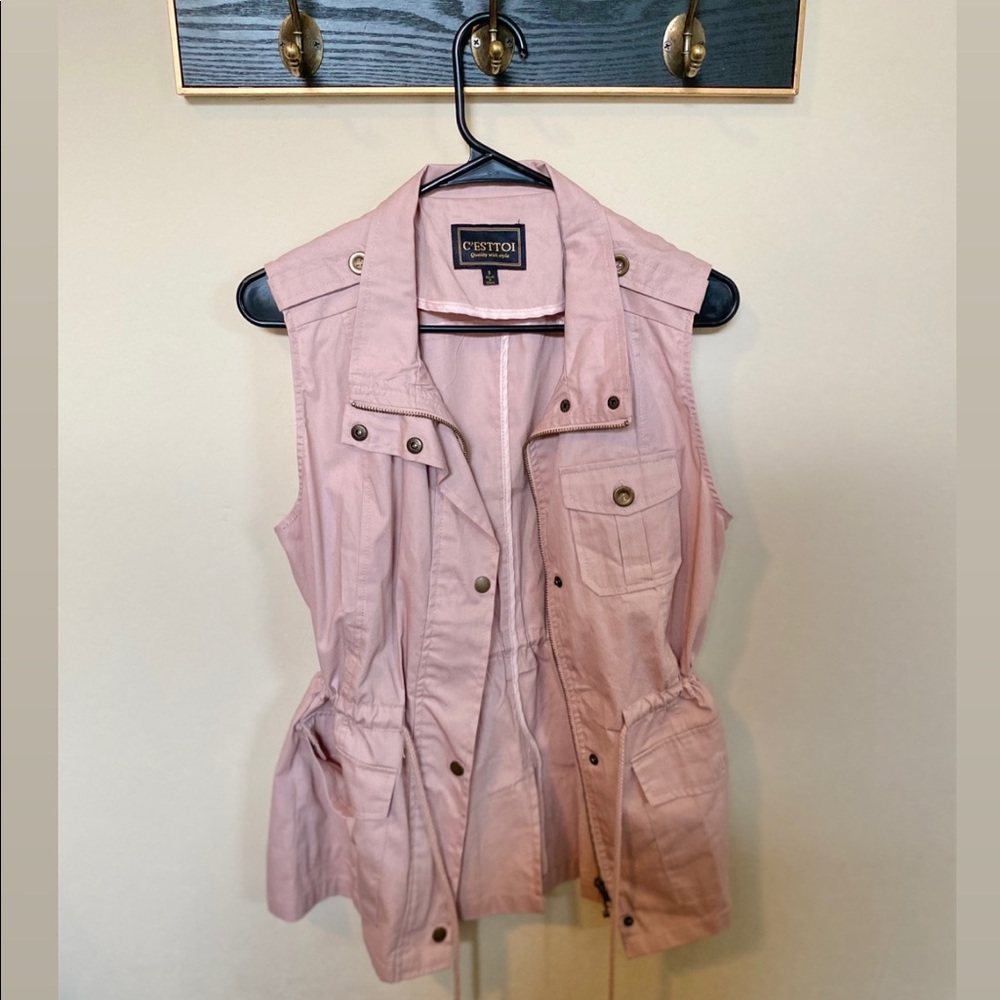 Pink vest